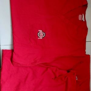 Ohio State Scrub set- Large
